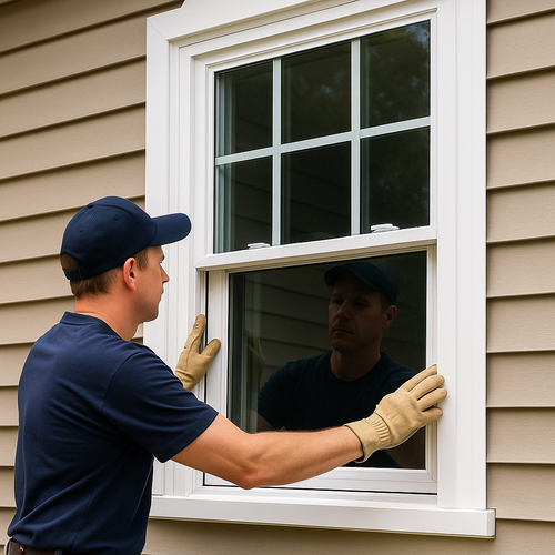window replacement on a home